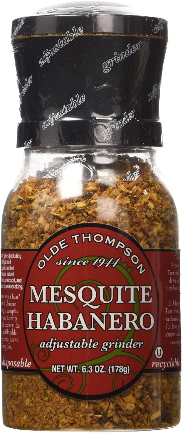 Olde Thompson Mesquite Habanero Seasoning 6.3oz Grinder (Pack of 2)