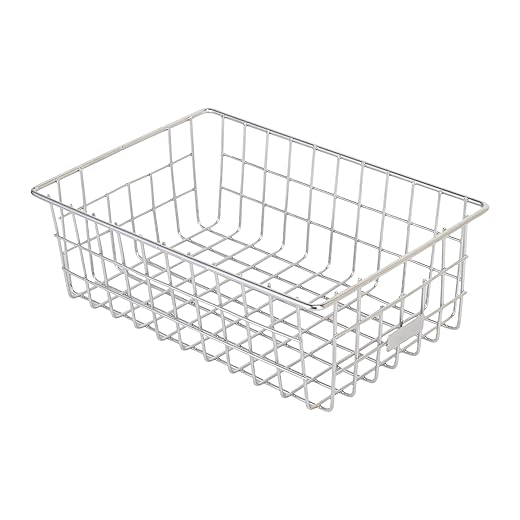 Kuber Industries Small Stainless Steel Dish Rack for Kitchen Storage - Vessels Organizer Stands With Handle - Silver