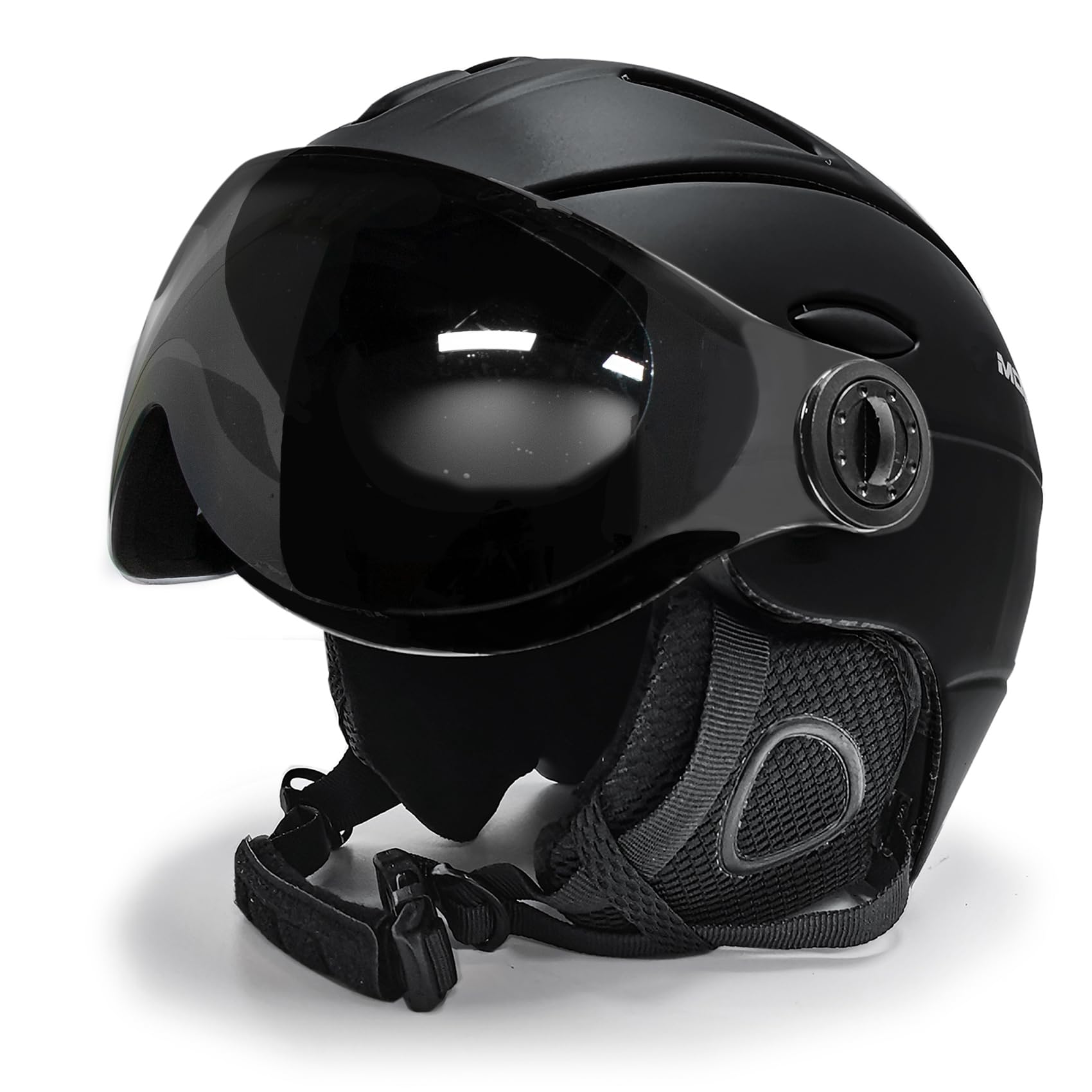 2 w 1 wizjer narciarski snowboard kask zdejmowana maska chroniąca przed śniegiem Anti-Fog zintegrowane okulary ochronne daszek niski ciężar dla dorosłych mężczyzn i kobiet