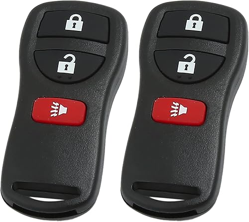uxcell 2 llaveros remotos de entrada sin llave de 315 MHz para Nissan Frontier Armada Murano Titan Quest for Infiniti FX35 FX45 KBRASTU15
