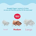 Snuggle Puppy Original Heartbeat Puppy Toy with Real-Feel Pulse & Heat Pack, Plush Dog Comfort Toy for Crate Training, First Nights & New Puppy Transition - Biscuit