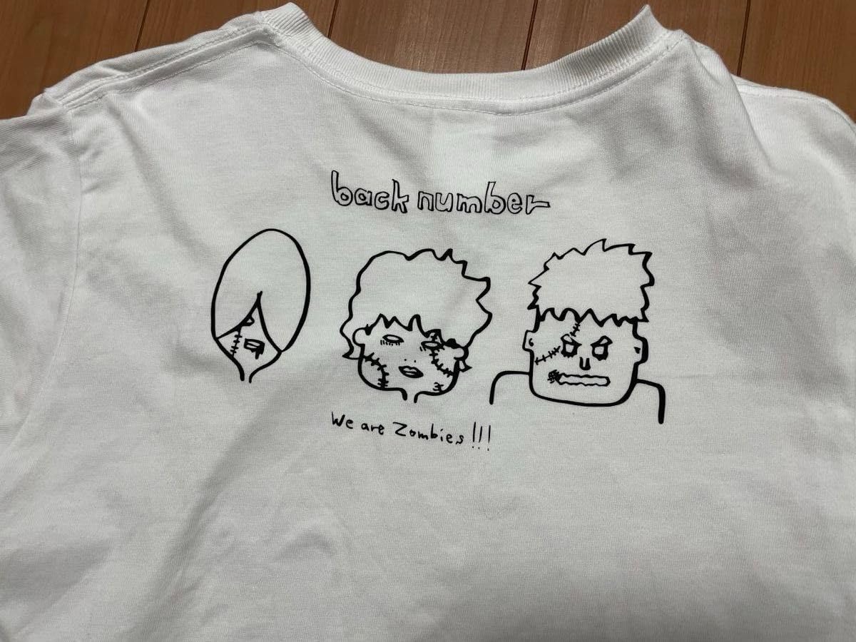 back number のライブTシャツMサイズ back number ライブ ユニフォーム Tシャツ バックナンバー Mサイズ