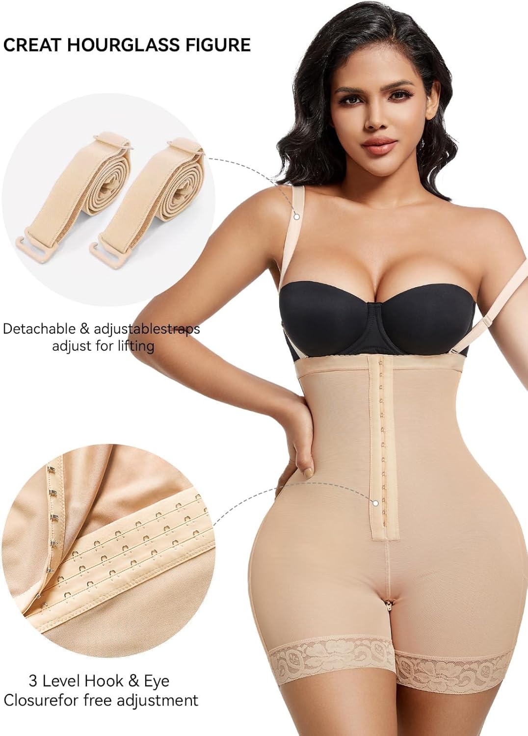 Fajas Colombianas Moldeadoras Shapewear Tummy Control Post Surgery Compression Butt Lifter for Women - Image 3