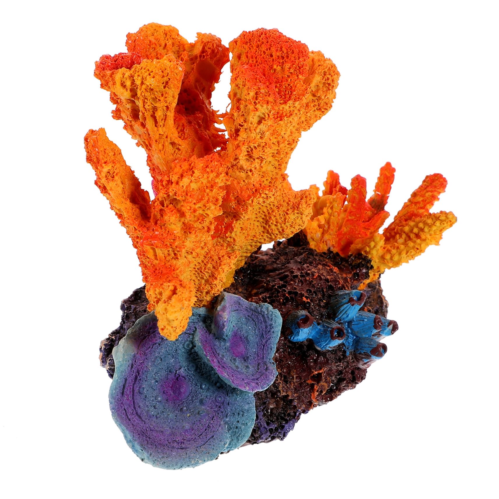 BESPORTBLE Aquarium Fake Coral Reef Ornament Simulated Coral for Freshwater Tank Decor Aquatic Turtle Accessories Creative Fish Tank Landscaping Natural Aquatic Environment