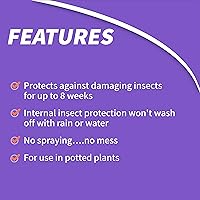 Vista 5 de Bonide Control sistémico de insectos, gránulos listos para usar de 1 libra para el control de insectos de larga duración en césped y jardín