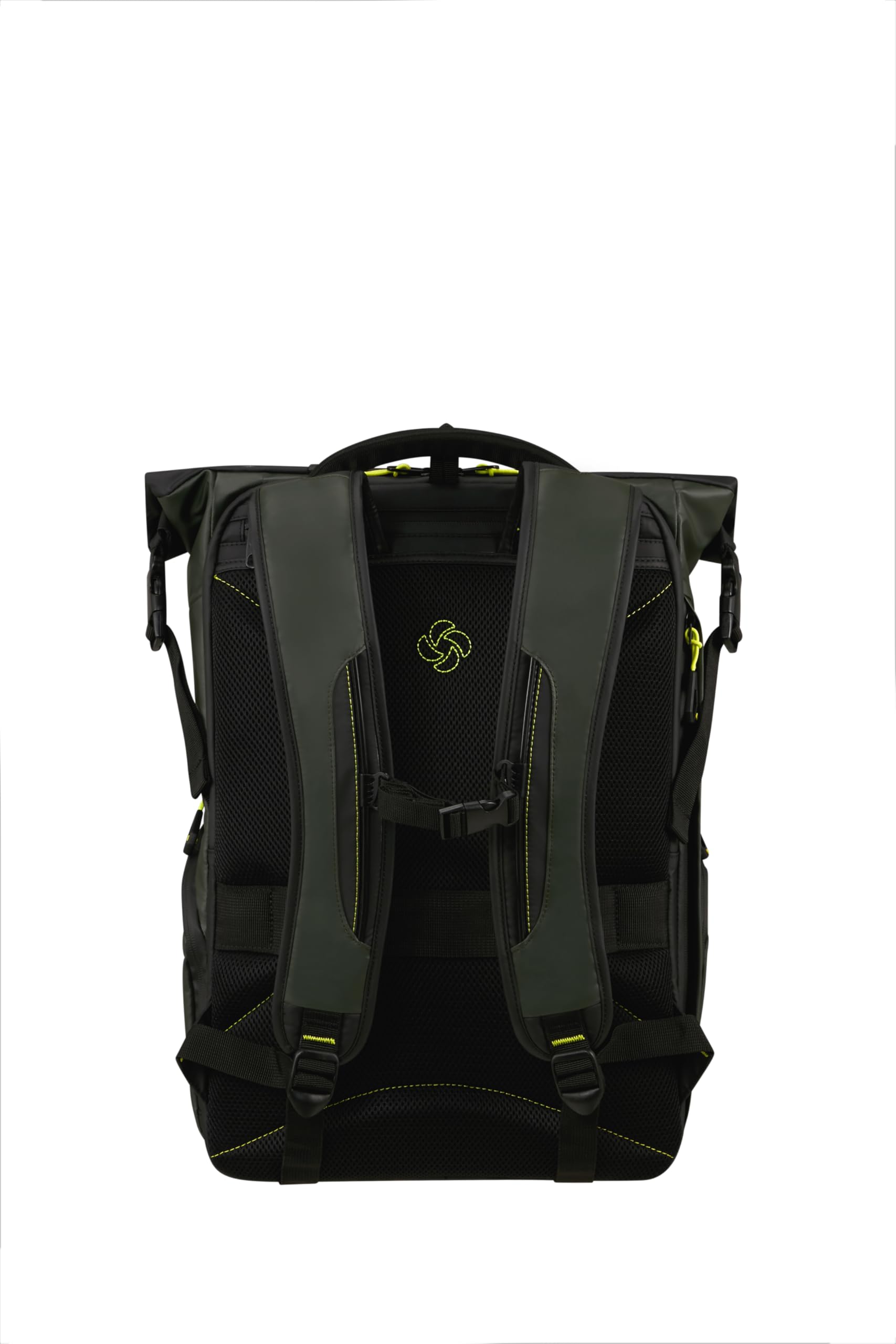 Samsonite Paradiver Light - Sac à Dos Ordinateur Extensible Rolltop 17,3 pouces, 49 cm, 25/35 L, Vert (Jungle Green)