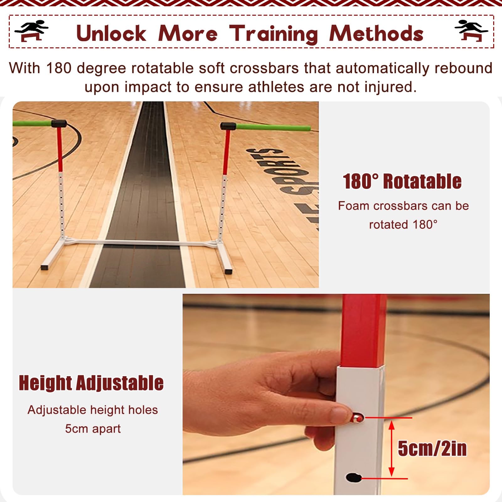 Amazon.co.jp: ハードル 陸上 陸上競技用大人・青少年・子供用ハードル