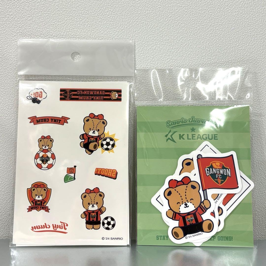Amazon | 韓国 タイニーチャム ステッカー 2つセット kリーグ