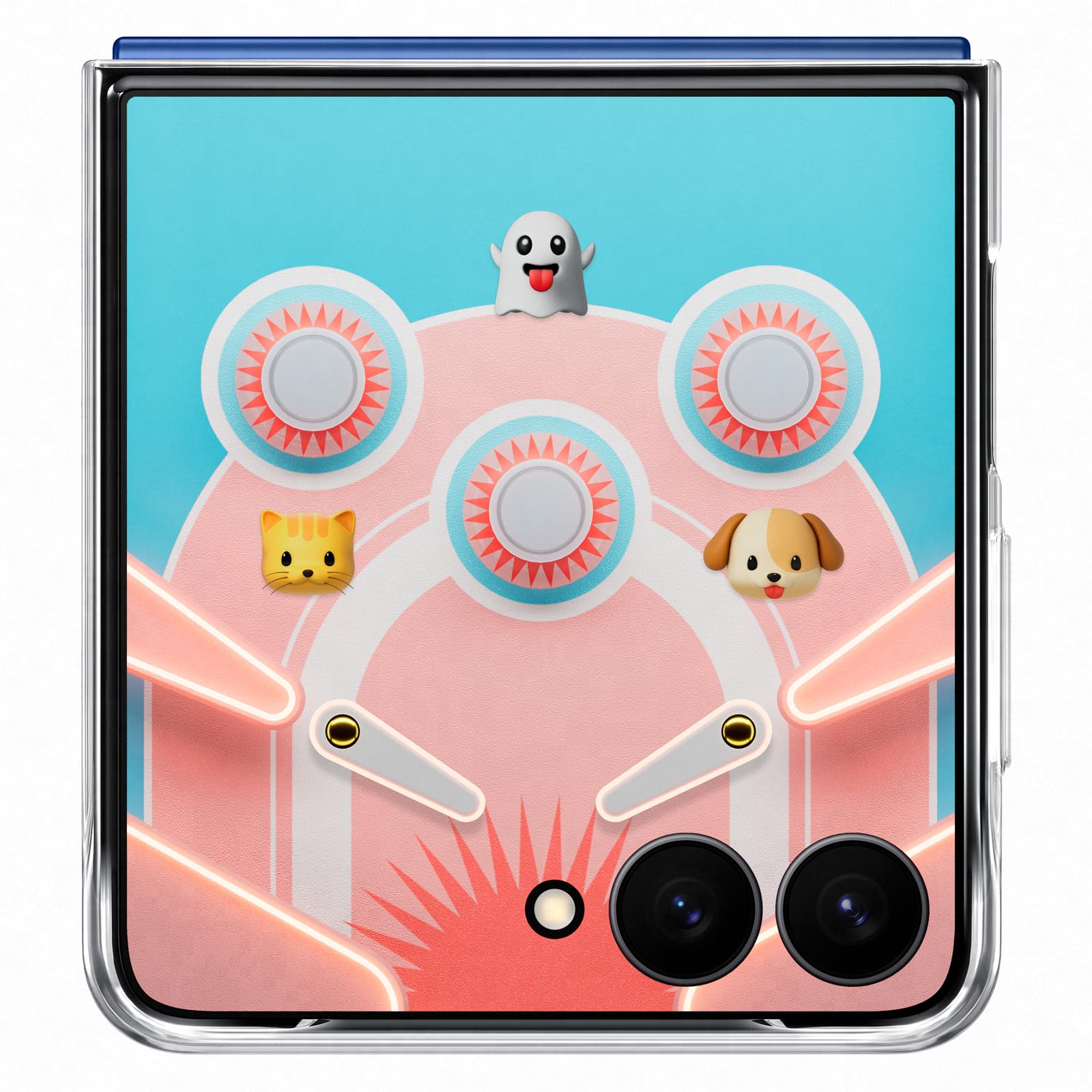 Amazon.co.jp: Samsung Galaxy Z Flip7 Flipsuit Case｜クリア
