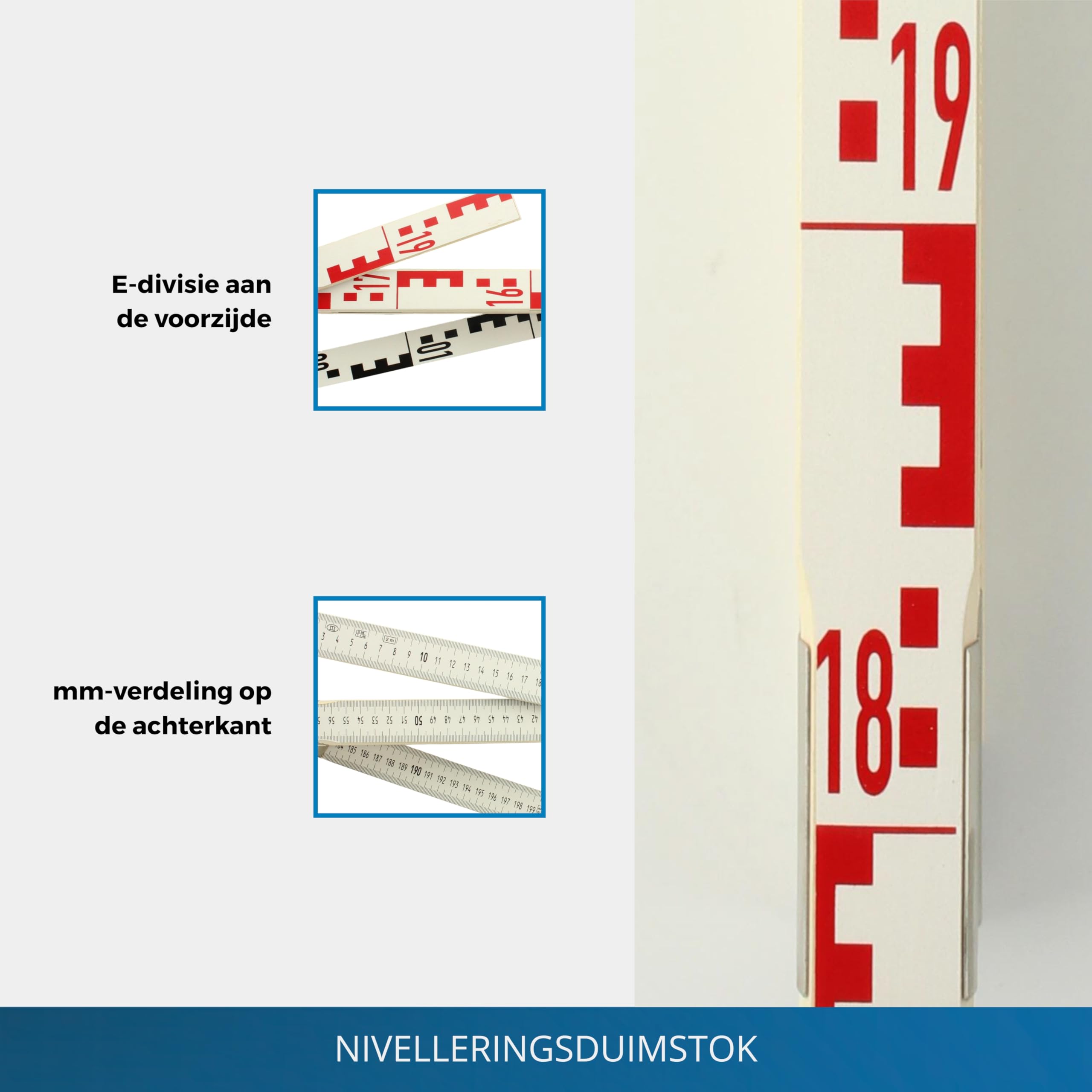 Nivellier calówka 2 m