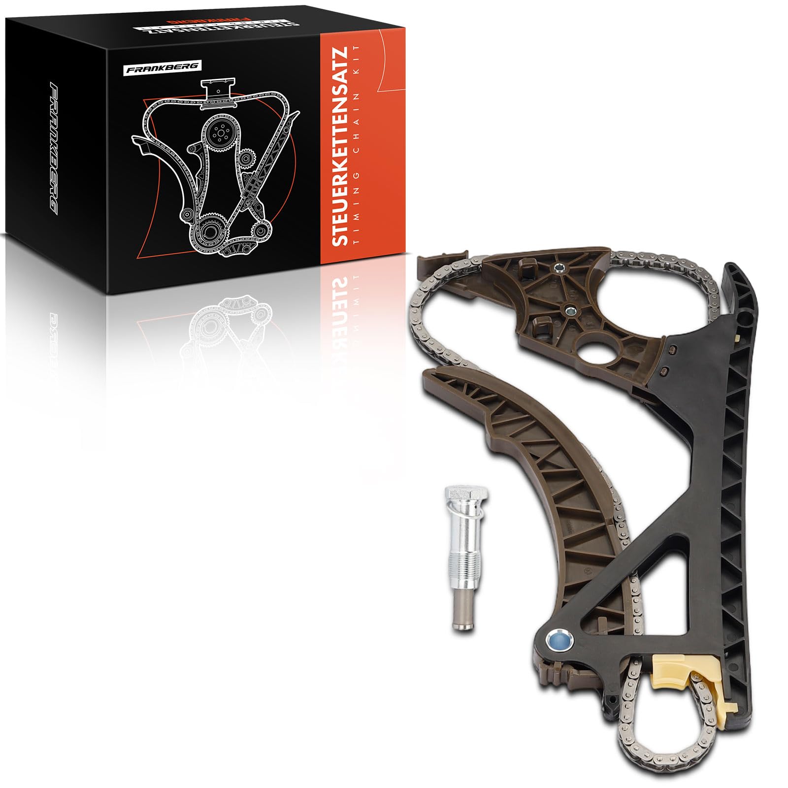 Frankberg Kit de cadena de distribución cadena de distribución 11317516088 | Compatible con: Serie 1 Convertible E88, Serie 1 E81, Serie 3 Coupé E92, Serie 3 Touring E91, Serie 3 E90