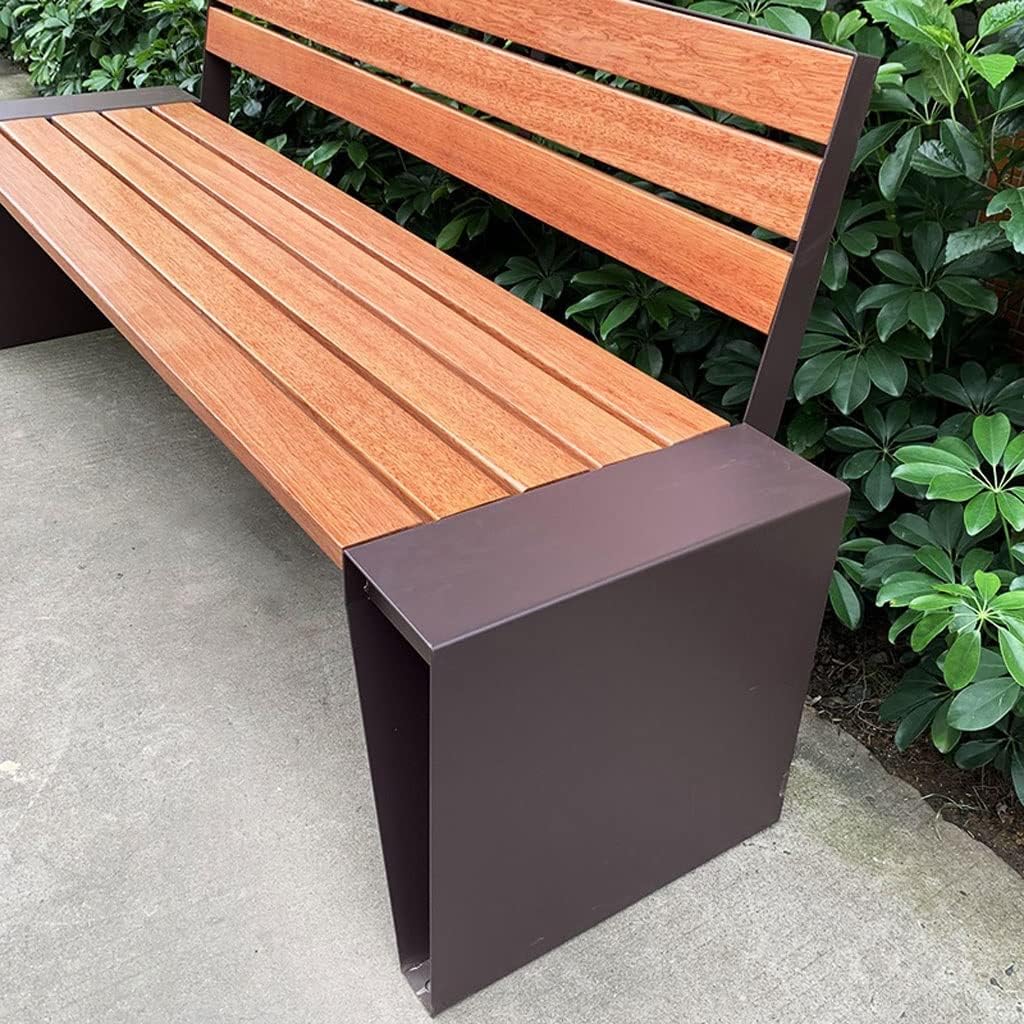 Patio Furniture Bench Park Chair Outdoor Stainless Steel Park Leisure Chair Outdoor Wrought Iron Seat Beach Chair Shopping Mall Rest Bench Outdoor Bench