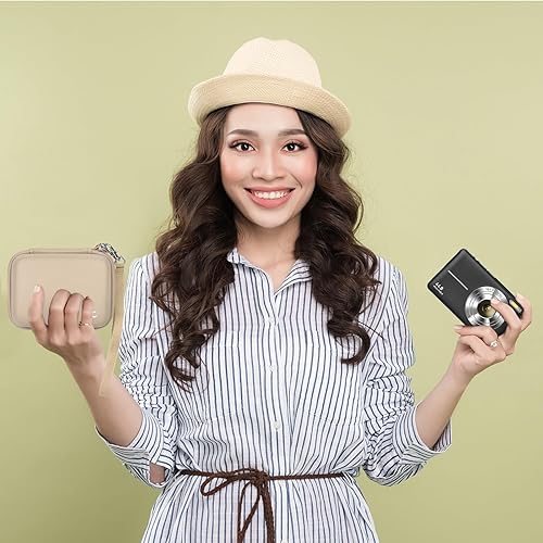 Vista 55 de AbergBest 21 Mega Pixels 2.7" LCD Recargable HD/Kodak Pixpro/Canon PowerShot ELPH 180/190 / Sony DSCW800 / DSCW830 - Funda protectora para cámara