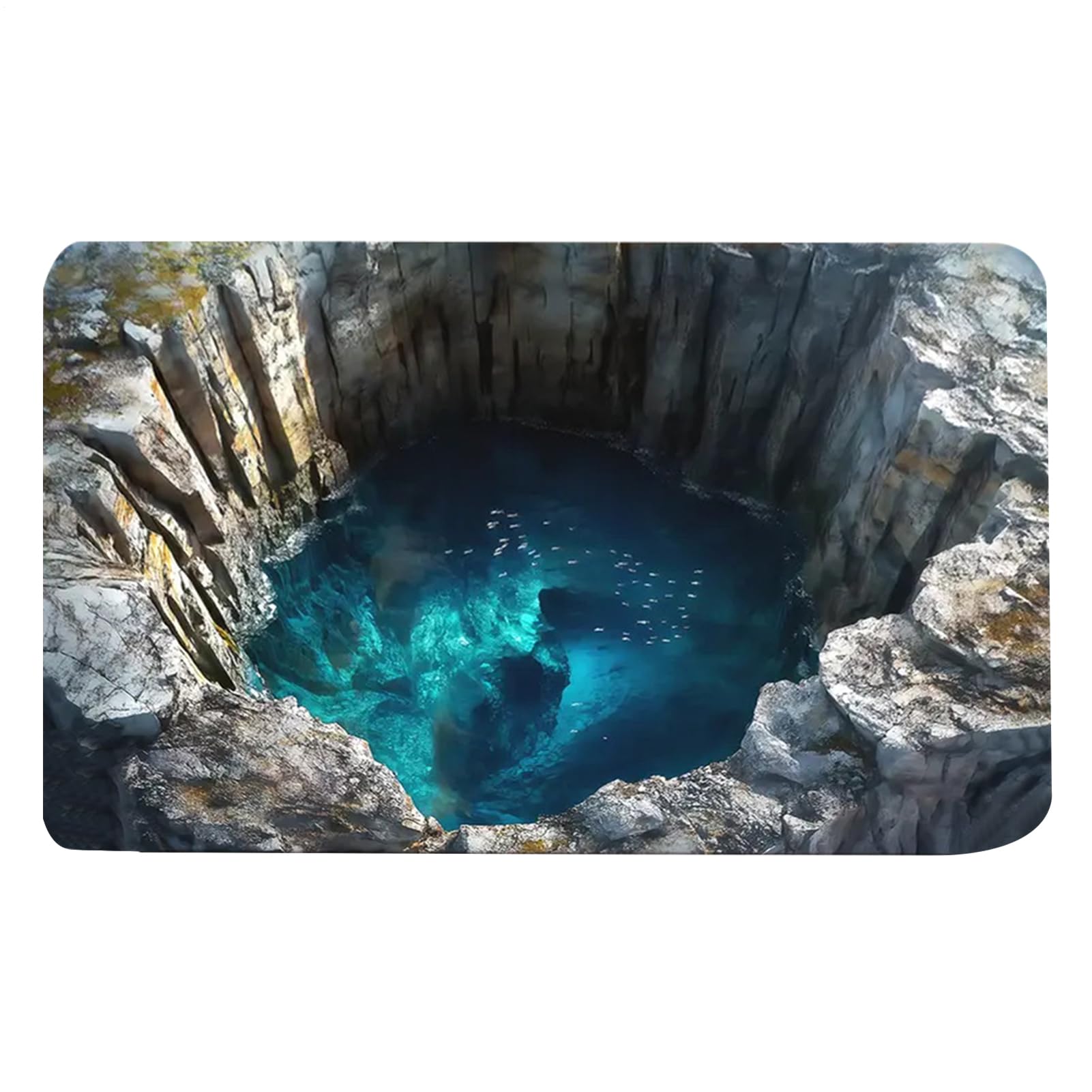 Paillasson 3D Antidérapant - Tapis Illusion Optique Sécurisé 60x40
