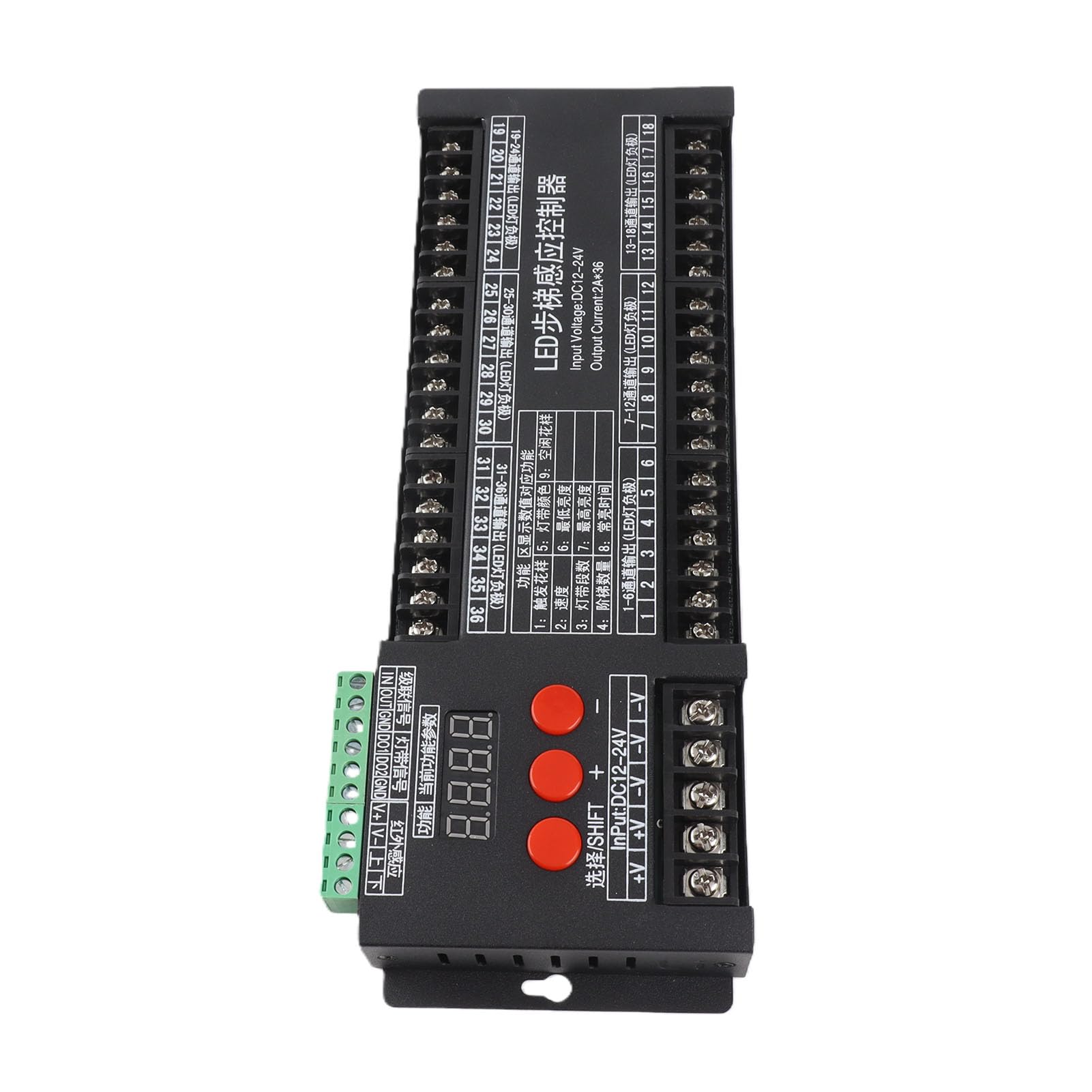 Controller per Sensori di Movimento per Luci Scale a LED con 36 Interfacce per un Design Sicuro per il Bar di Casa
