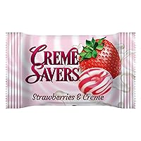 Vista 3 de Creme Savers - Caramelo duro de fresas y crema El sabor de fresas frescas remolinadas en crema rica Los clásicos originales Creme Savers traídos