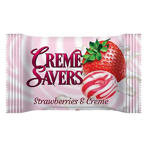 Miniatura 9 de Creme Savers - Caramelo de fresas y crema, el sabor de fresas frescas remolinadas en rica crema, los clásicos originales Creme Savers traídos a ti
