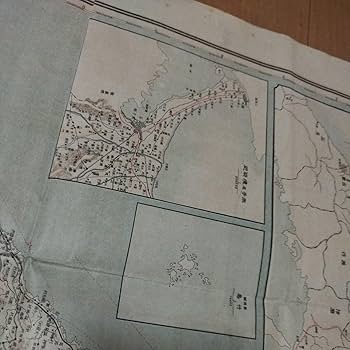 Amazon.co.jp: 古地図 山陰線開通記念案内地図 明治35年？ 中国