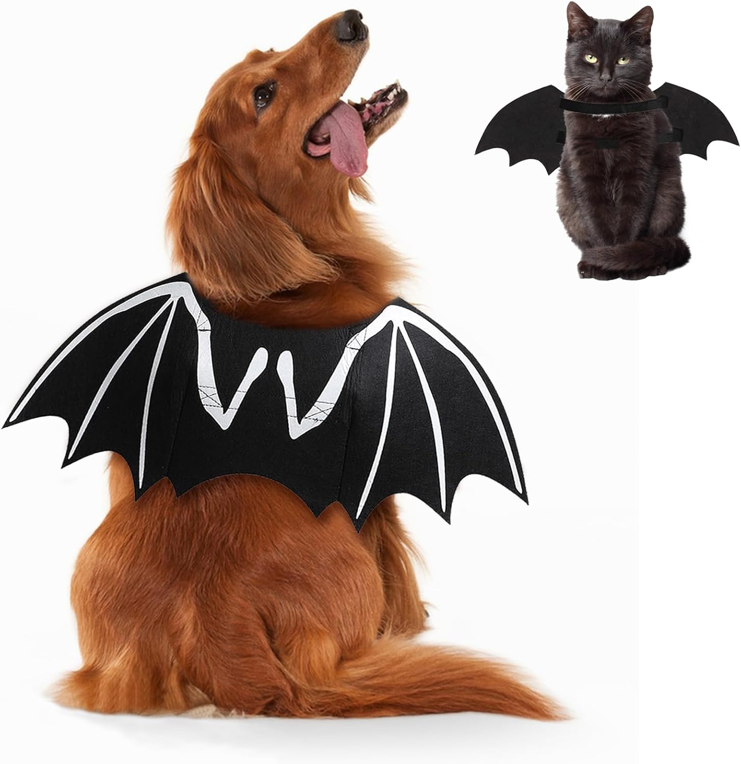 IKIATY Dog Halloween Costumes, Dog Bat Costume Cool