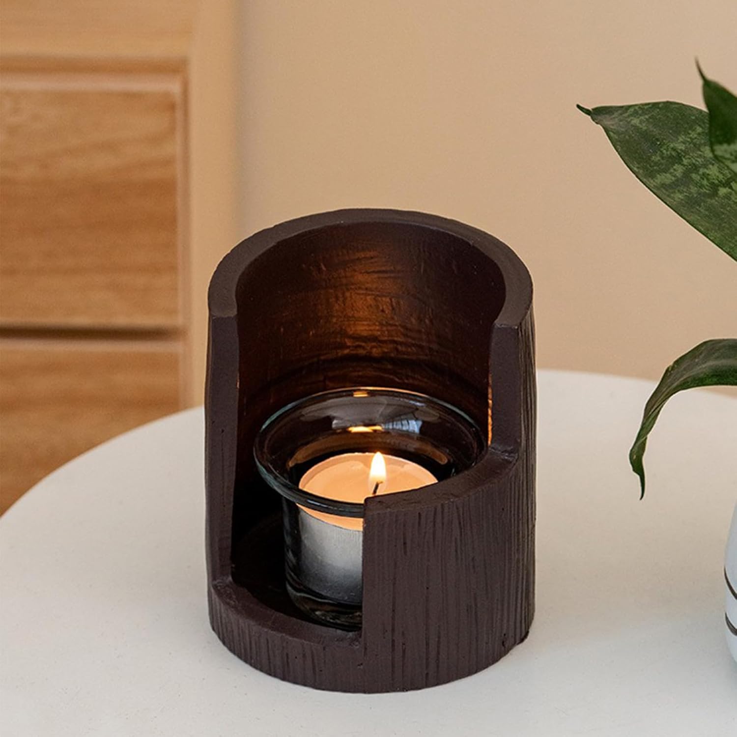 Ceramic Candle Holder,Christmas Tree Candle Holder,Home Decor Candlestick Holder for Home Desk,Dining Room,Kitchen,Terrace Decoration