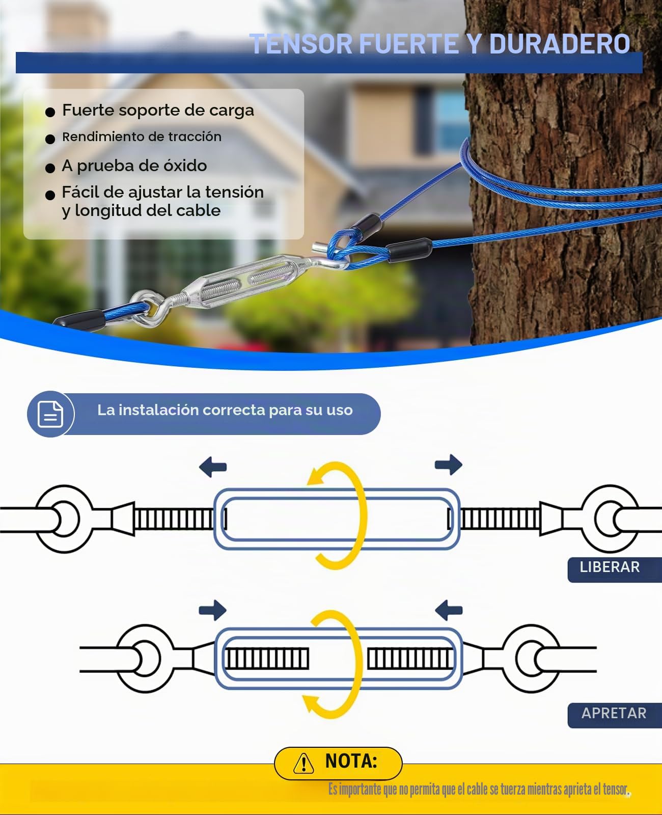 Corredor para Perros para Patio, Sistema de Carrito de Doble absorción de Impactos para Perros Grandes de hasta 250 Libras, Cable de Amarre Resistente de 200 pies con Correas de 10 pies, Cremallera