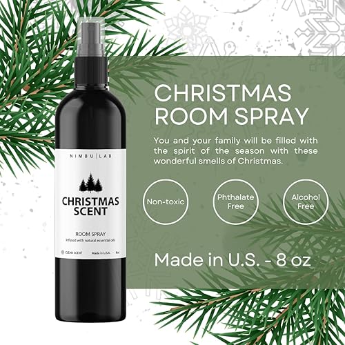 Miniatura 9 de Aroma de árbol de Navidad en espray para habitación, abeto Fraser, ambientador natural para el hogar, spray de lino, aroma tradicional de pino