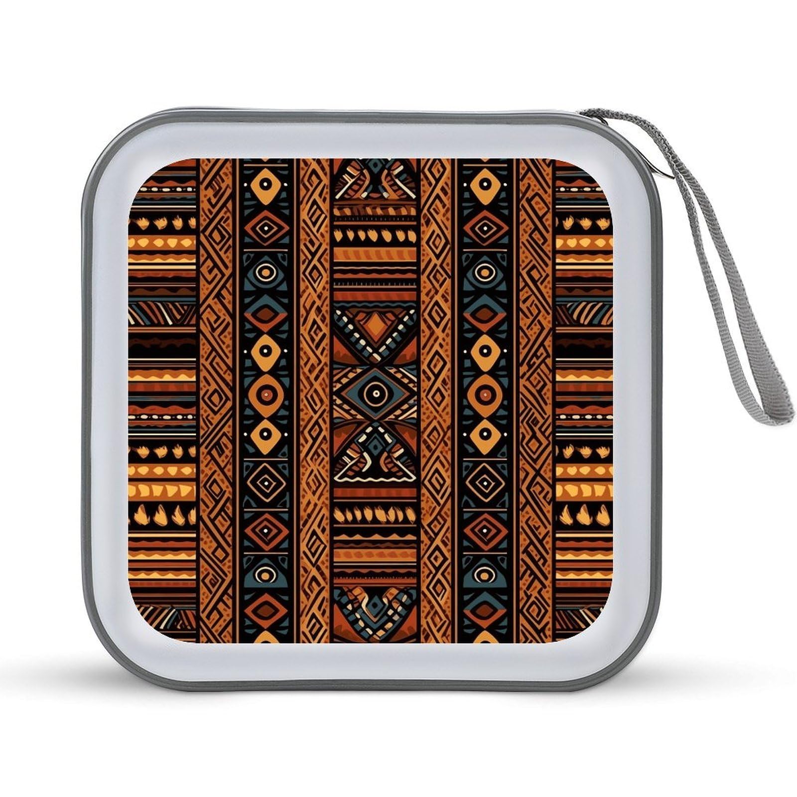 Evita discos rayados con la funda para CD portátil de plástico duro y cremallera