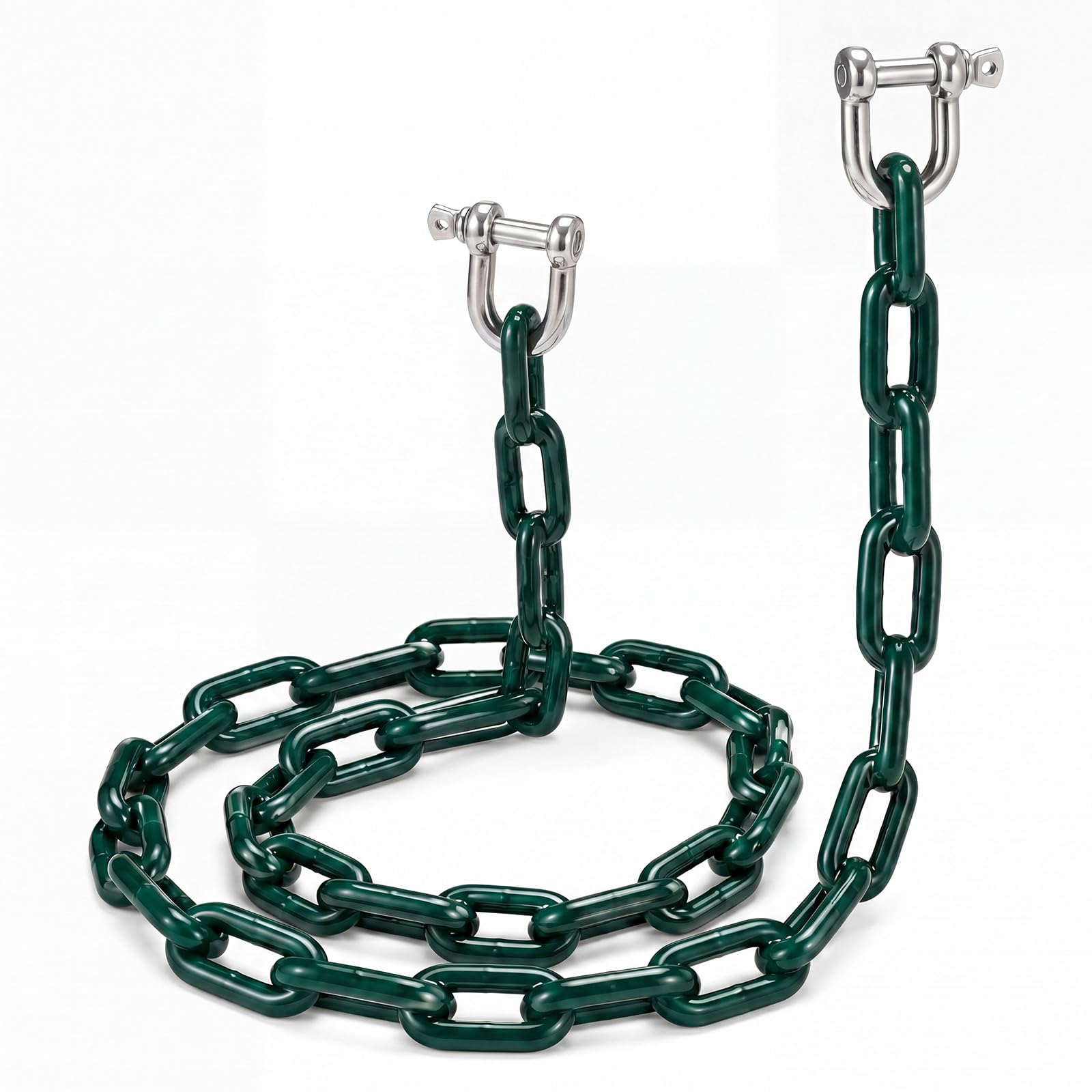 MorningRo PVC Coated Boat Anchor Chain 1/4 Inch x 4ft/ 5ft/ 6ft/ 7ft