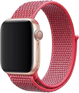 سوار لساعة ابل 5 مقاس مريح منسوج من سمارت ستاف للبالغين من الجنسين عدد 1