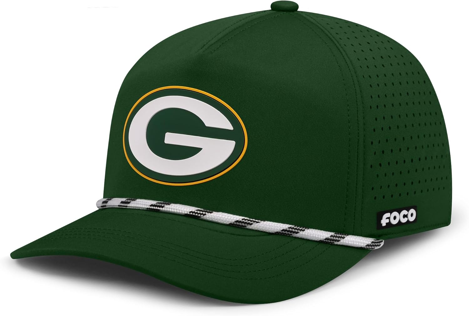 FOCO NFL Mens NFL Team Logo Polyester Rope Marquee Rf Cap Hat