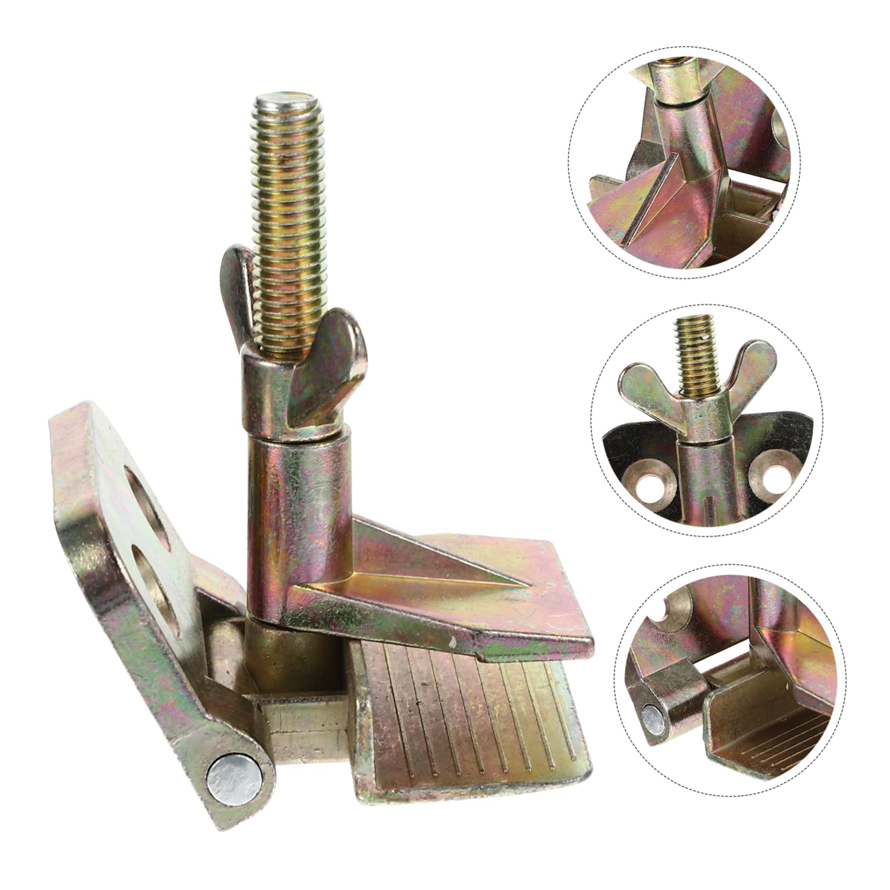 Angoily Silk Screen Butterfly Clip Hinge Printing Tool Silkscreen for Clamp Block Hand Butterfly Clips Galvanized Golden