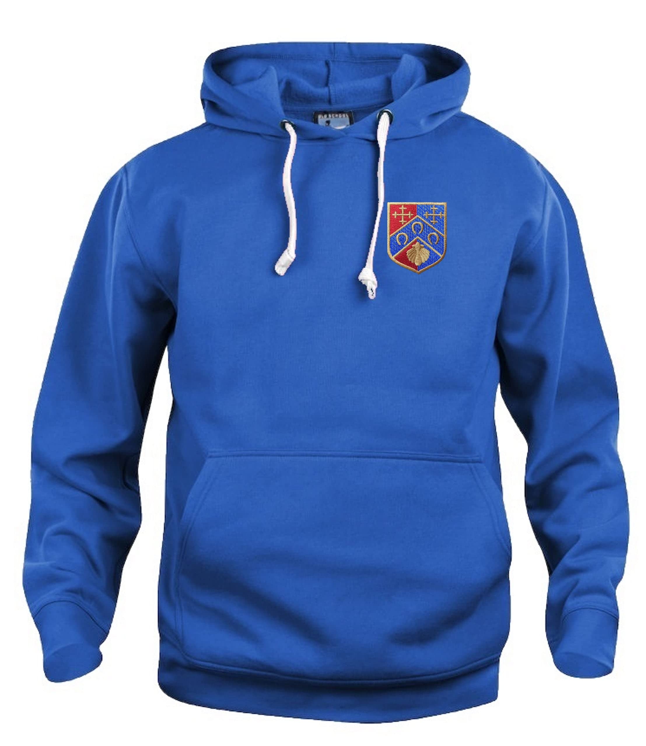 Queens Pk. Rangers 1953 Retro Football Hoodie Embroidered Logo Royal