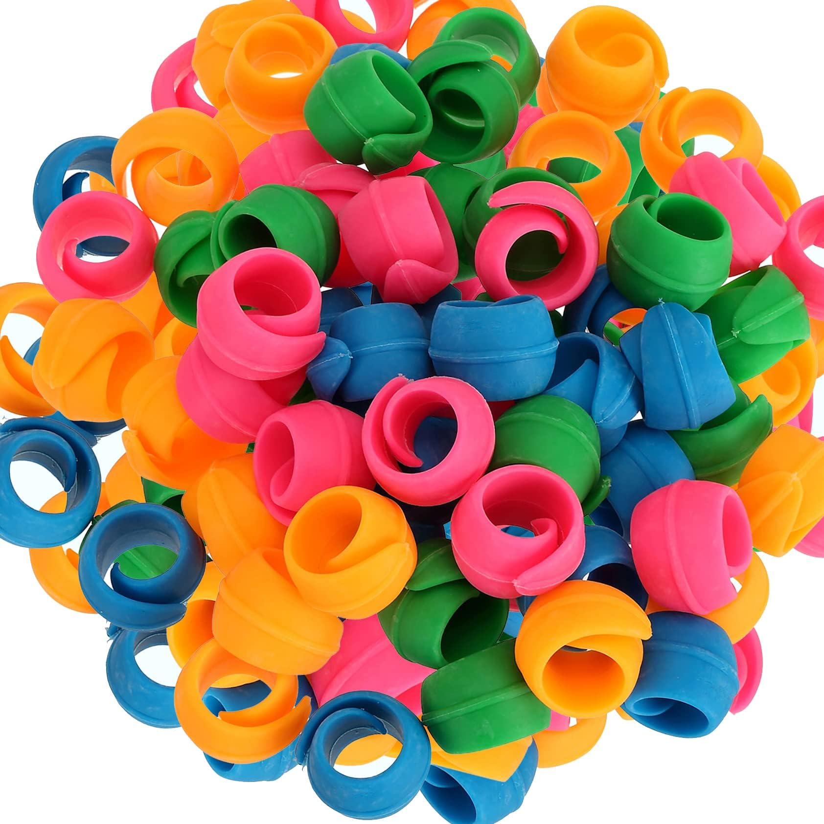 Amazon.com: Honbay 40PCS Colorful Thread Spool Savers Silicone Spool ...