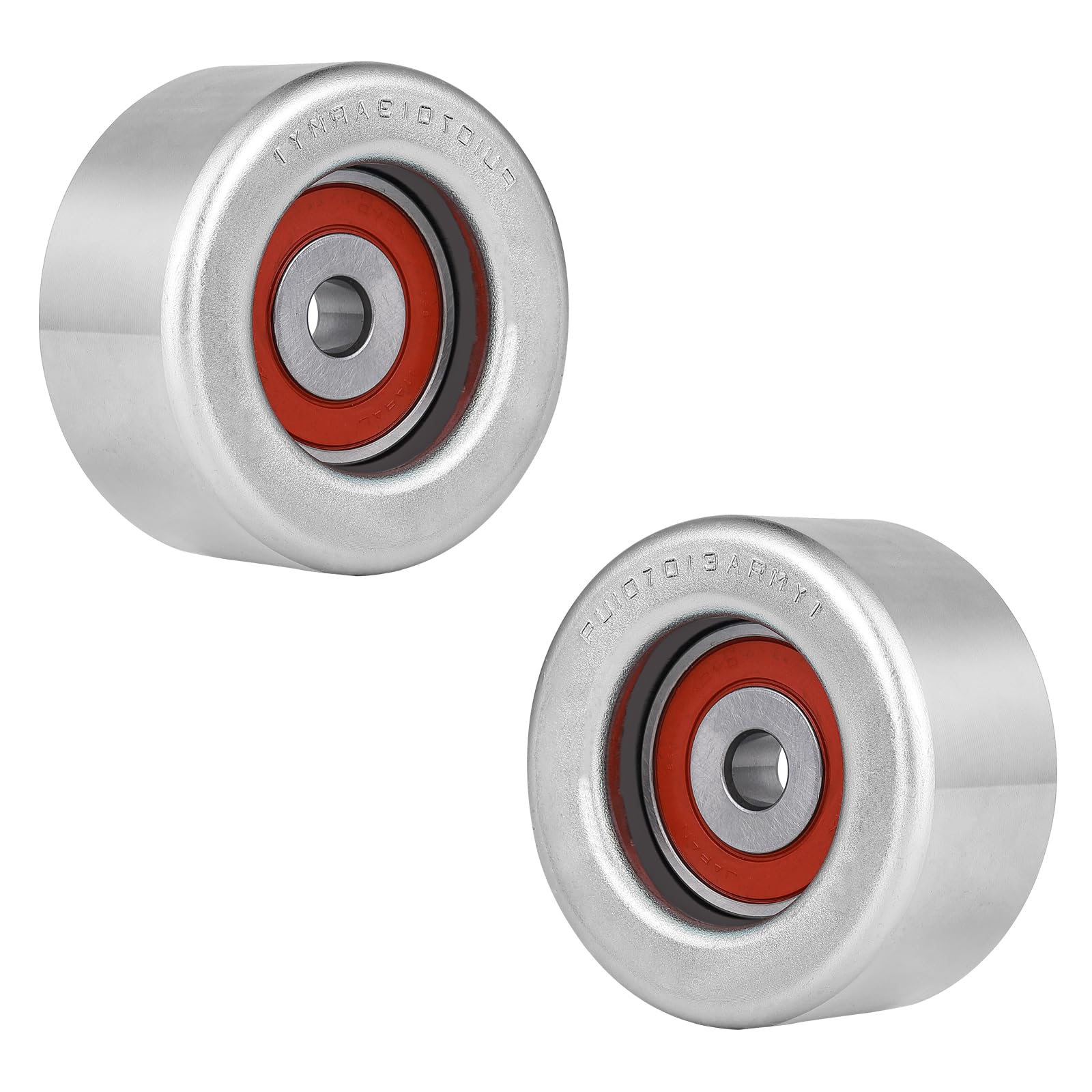 XinHMYKJ 2PCS Idler Pulley for Lexus ES350 GS350 GS450h IS350 RX350 2007-2021, Drive Belt Idler Pulley for Toyota 4Runner Camry Tacoma RAV4 Highlander