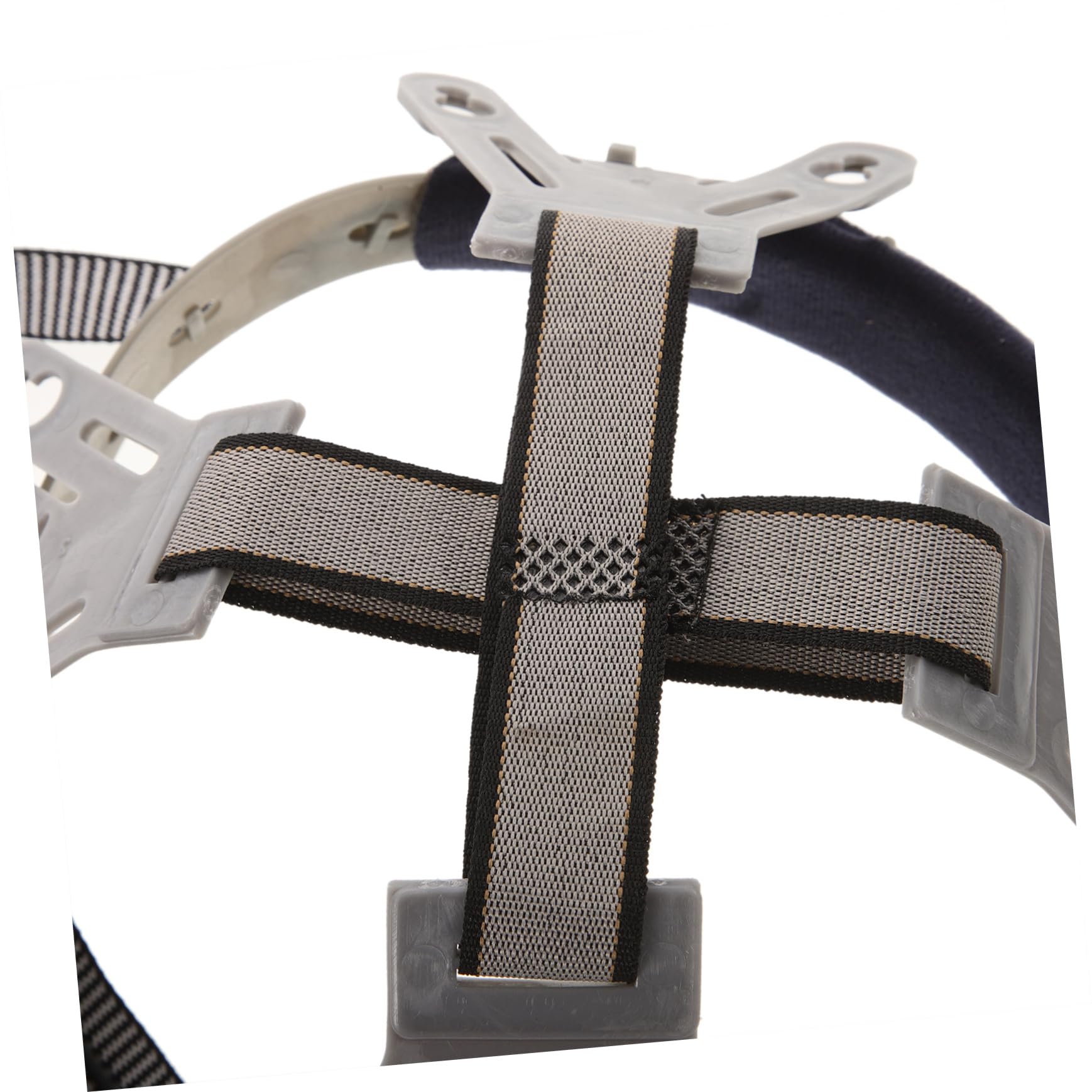 POPETPOP Forro del Casco Barbilla de Casco Universal Casco de construccion Duro suspensión de Casco de Repuesto Reemplazo de suspensión de Casco para Hombres. Tela Grey