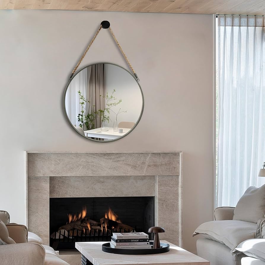 鏡 Wall Mirror Marika Maddison Lane Marika Iron Wall Mirror | Temple & Webster