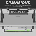 Keyboard Tray Under Desk, Clamp On Pull Out Drawer with Mouse Space, Under Desk Keyboard Tray Slide Out, 25 x 9.8 Inches, Supports 17–22 lbs, Desk Extender for Typing at Home or in The Office