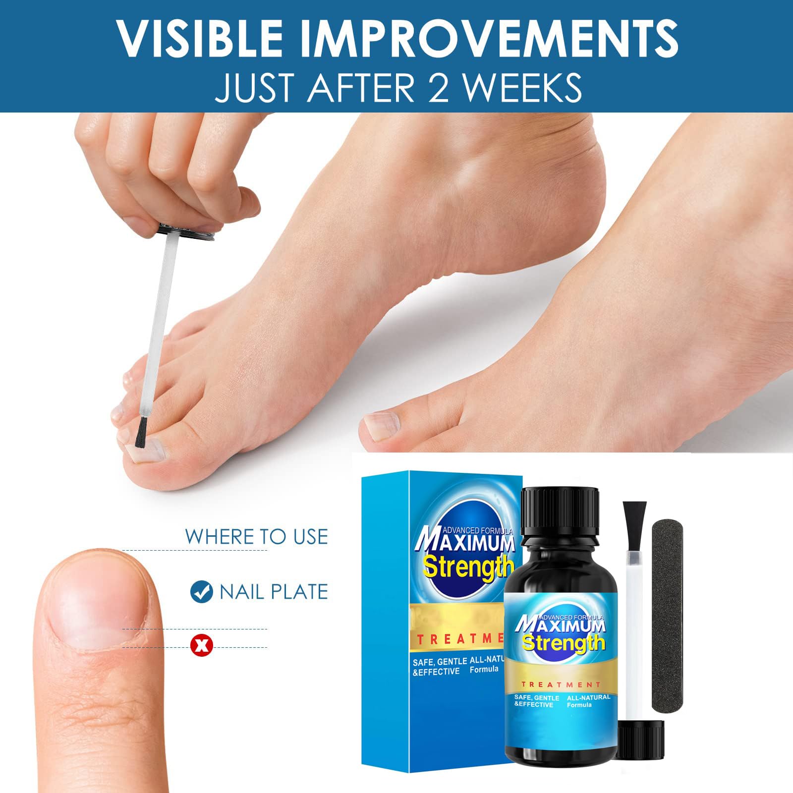 Easy to use, Suitable for use on feet 249 Fl Oz