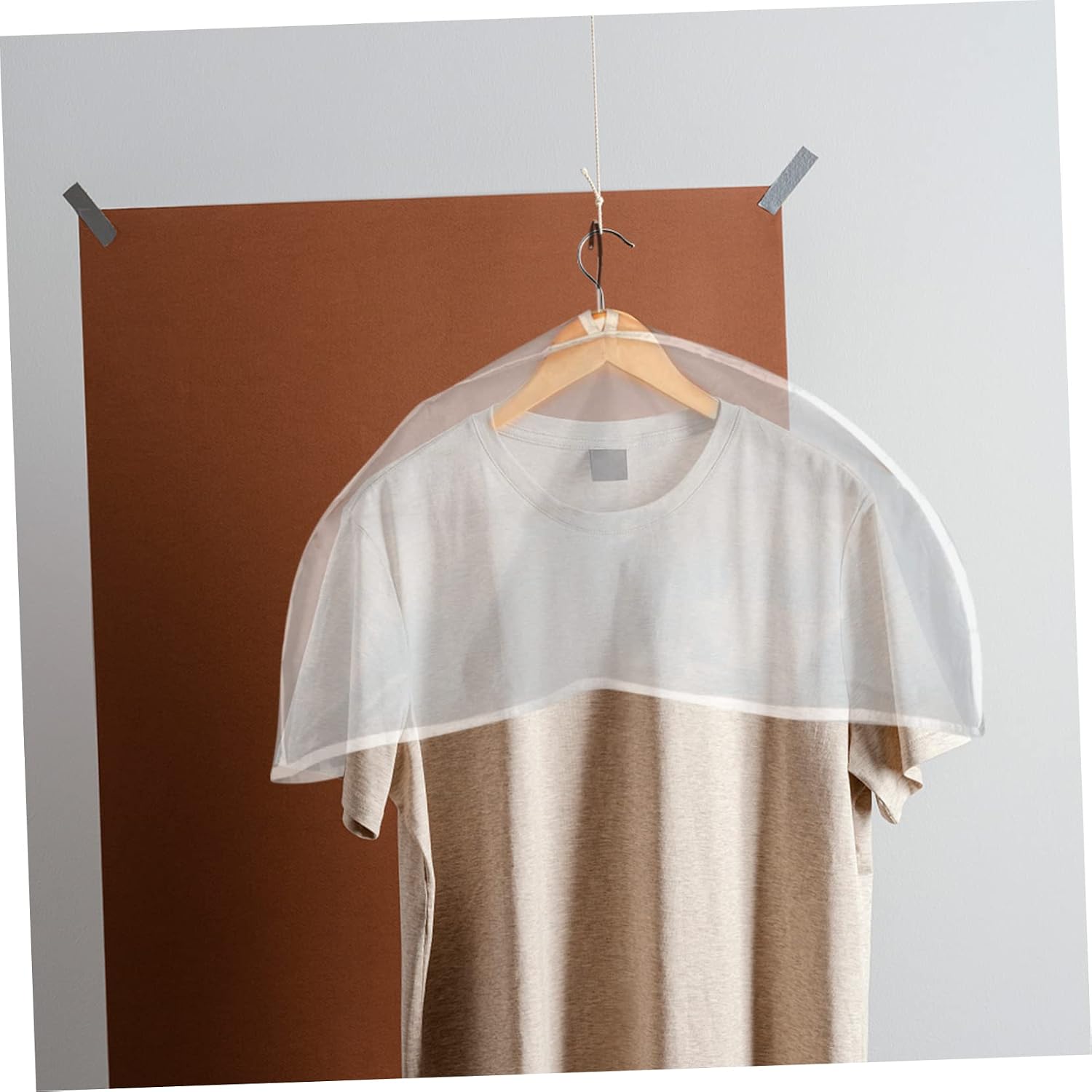 10pcs Garment Bag Shoulder Covers Dress Protector Suit Cover for Men Dust Bag