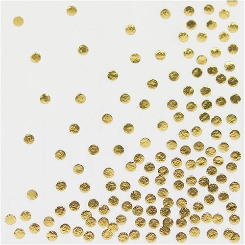 Paquete de 50 servilletas desechables de papel de aluminio dorado para cumpleaños, boda, bebé, despedida de soltera, celebración, fiesta, evento,