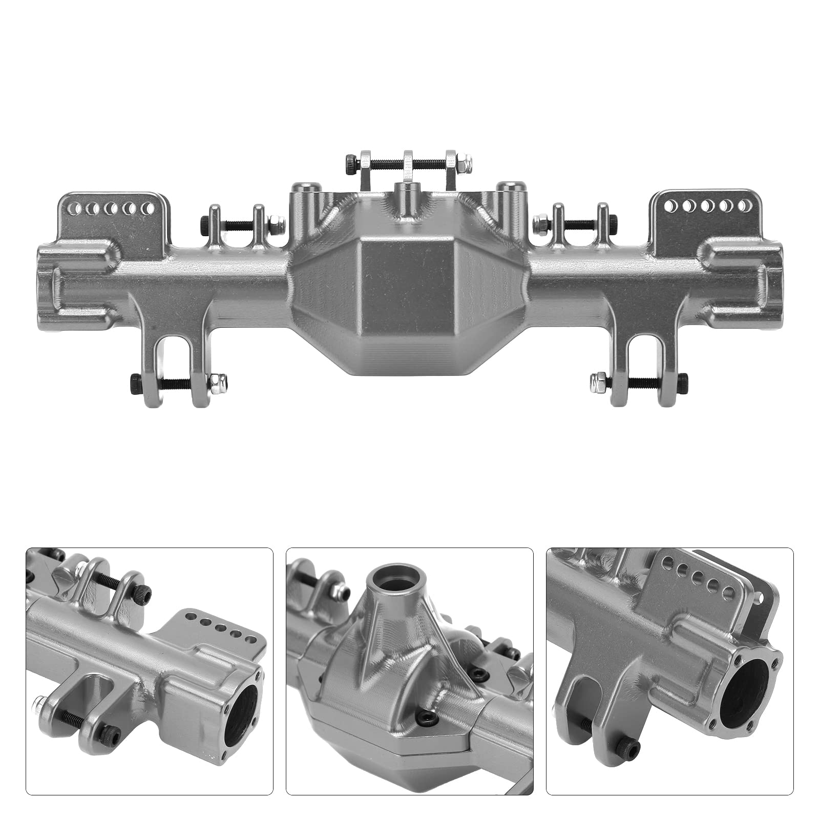 Replacement RC Axle Housing, RC Metal Axle Housing Replacement Bridge Shell Compatible with LMT 1/8 RC Car()