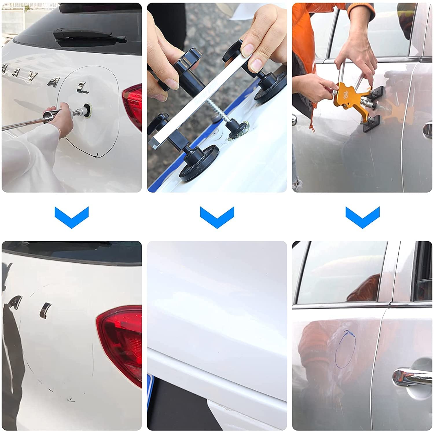 Buy AUTOPDR Paintless Dent Removal Tool Kit, Professional Car Body