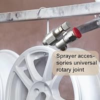 divinge 287030 CleanShot Elzárószelep - Airless Festékszóró Adapter 3600 PSI Nyomásig, 180° Forgó Csatlakozóval, Graco Kompatibilis Festéksz 4