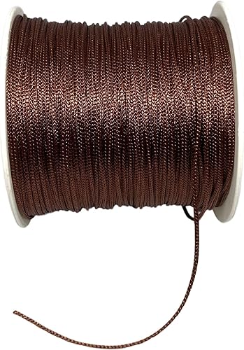 Miniatura 9 de Hilo de cuentas de poliéster de 0.039 pulgadas para bricolaje, opciones de varios colores, collar de amistad de macramé, pulsera y joyería,