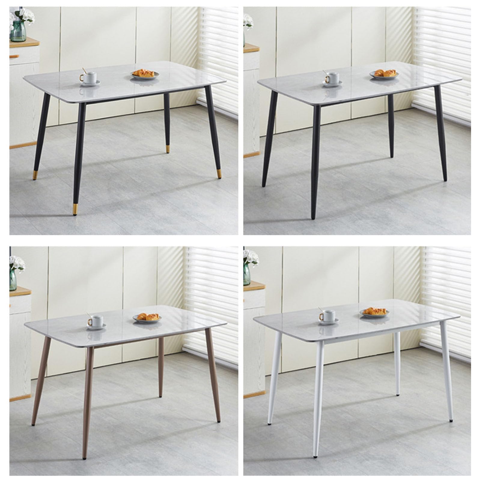GAOXIAO Pies Acero Inoxidable Negro Mesa Mueble Ajustable Regulable Altura Patas de Mesa Escritorio, Patas Telescópicas Plegables, Abatibles de Hierro Robusto Portátil A 120x60cm