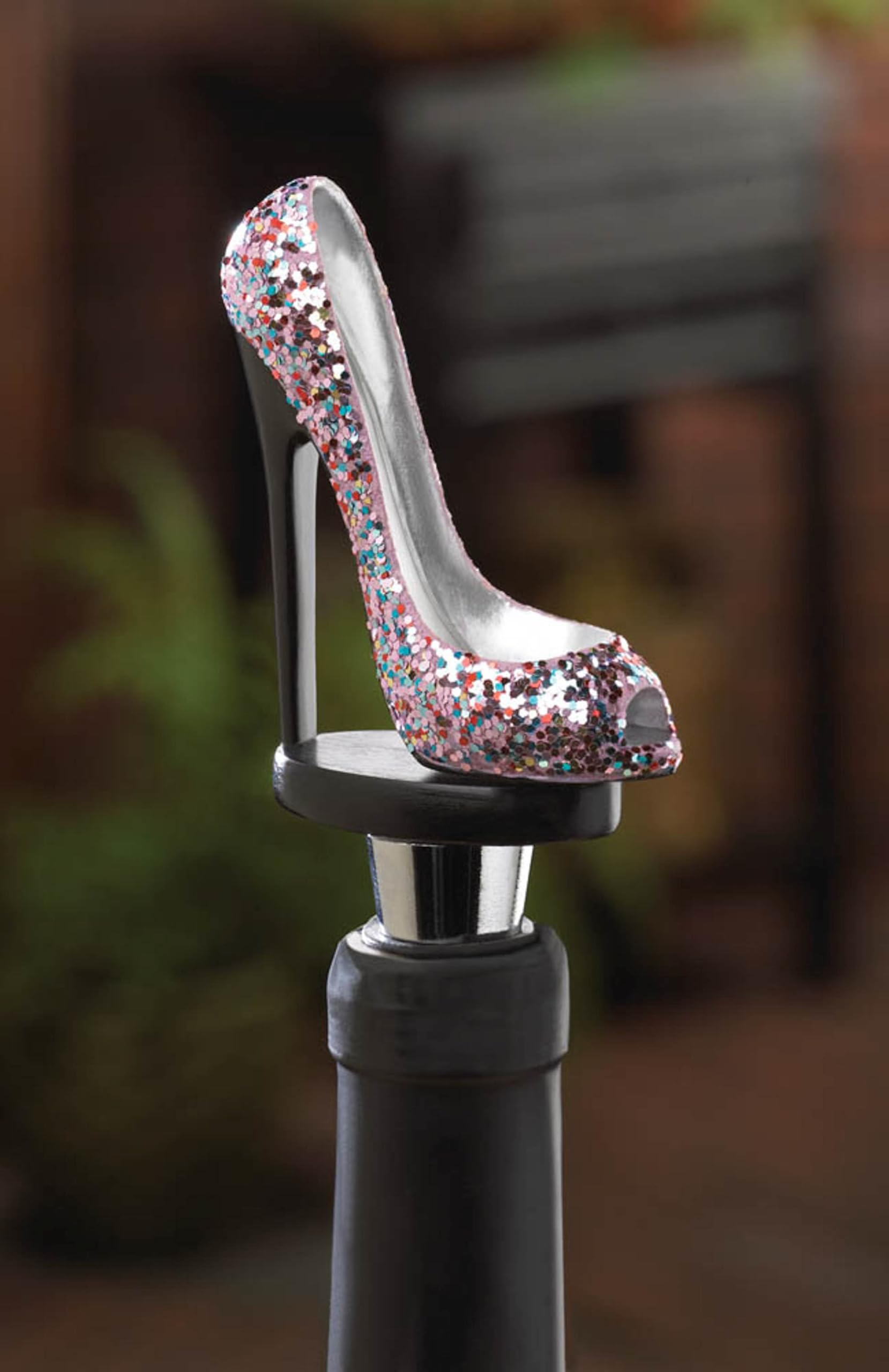 Smart Living Company - Tapón para Botella de Vino, Metal, Multicolor, 11 x 4,2 x 2,5 cm