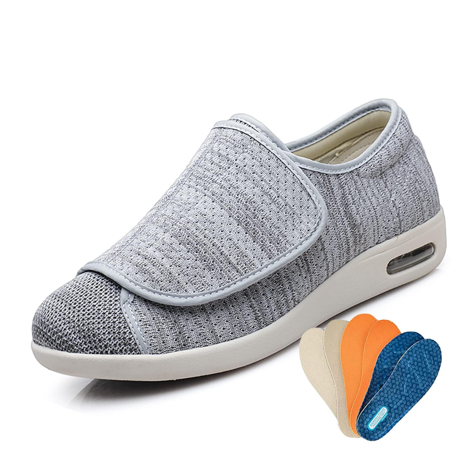 Ortopedyczne buty do chodzenia dla cukrzyków, regulowane, ortopedyczne buty do chodzenia o szerokiej szerokości, męskie i damskie, buty dla osób w podeszłym wieku, zapalenie stawów, obrzęk