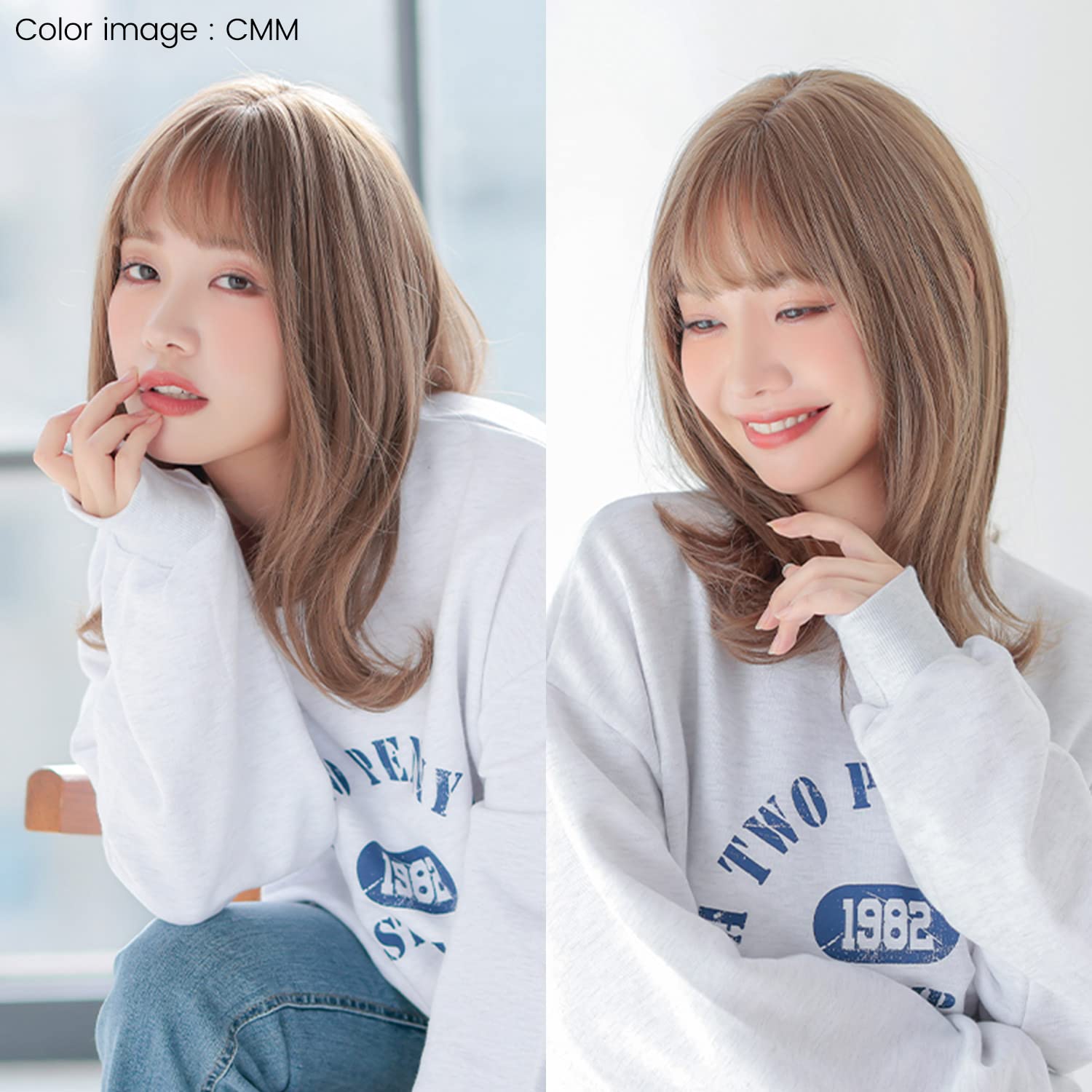 Amazon.co.jp: [AQUADOLL(アクアドール)] ウィッグ ミディアム 外ハネ 