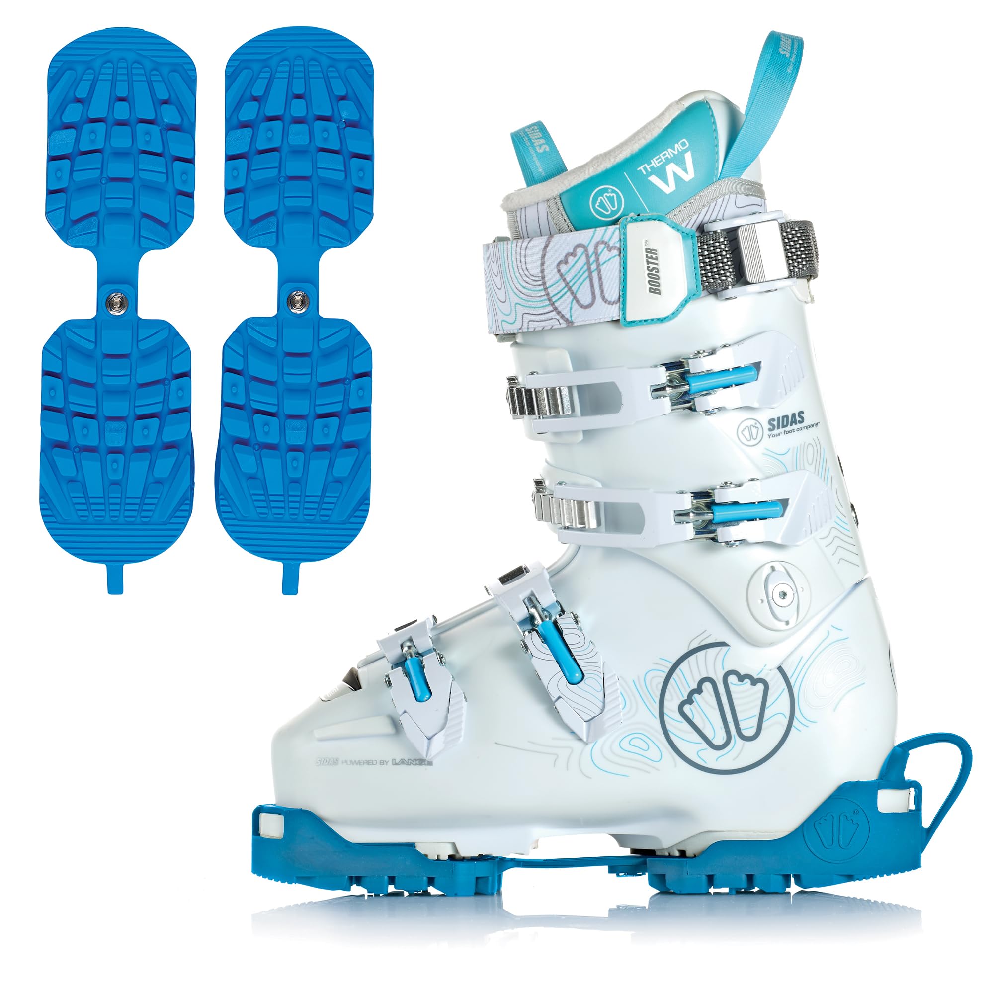 Sidas Ski Boots Traction Tractions Blue FR: Talla única (Talla del Fabricante: Talla uno sizeco)