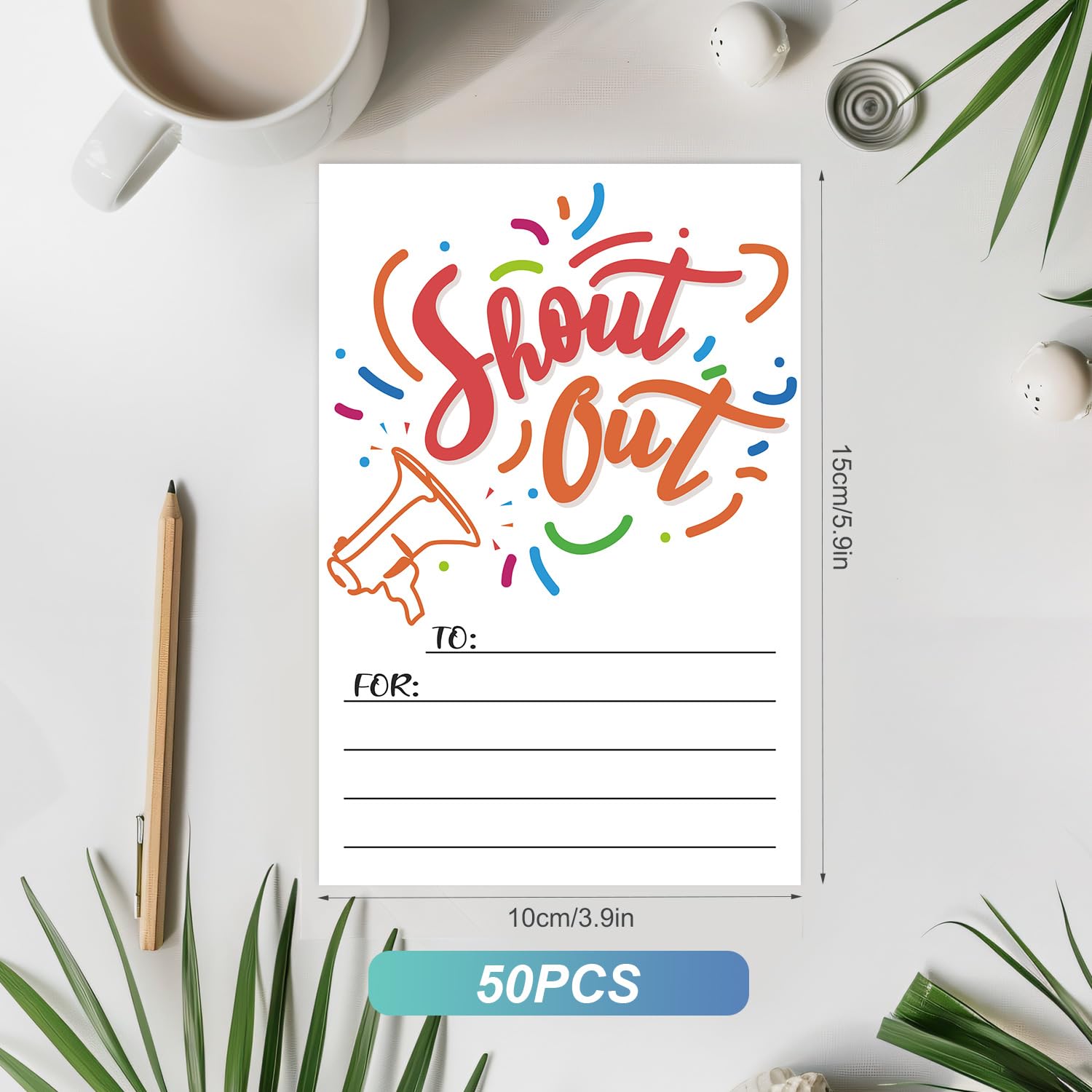 50pcs Shout Out Cards - Image 2